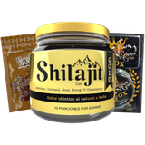 Shilajit Gold+ - presentación completa con gel íntimo chocolate y crema Mero King