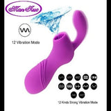 Vibrador Rabbit con succión, empaque con envío discreto