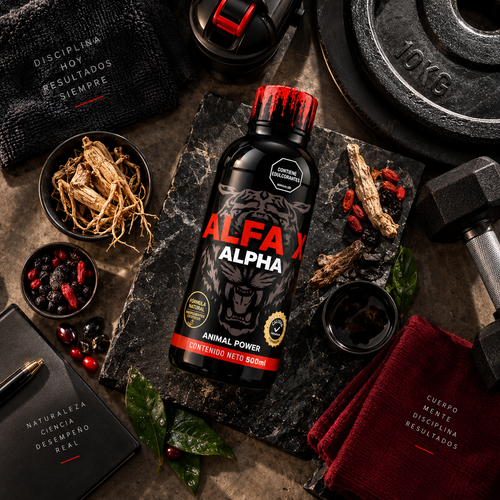 Alfa X Alpha Vitalidad Masculina Suplemento Líquido | Envío Discreto Colombia