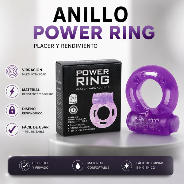 Anillo vibrador Pleasuring con bala estimuladora para parejas