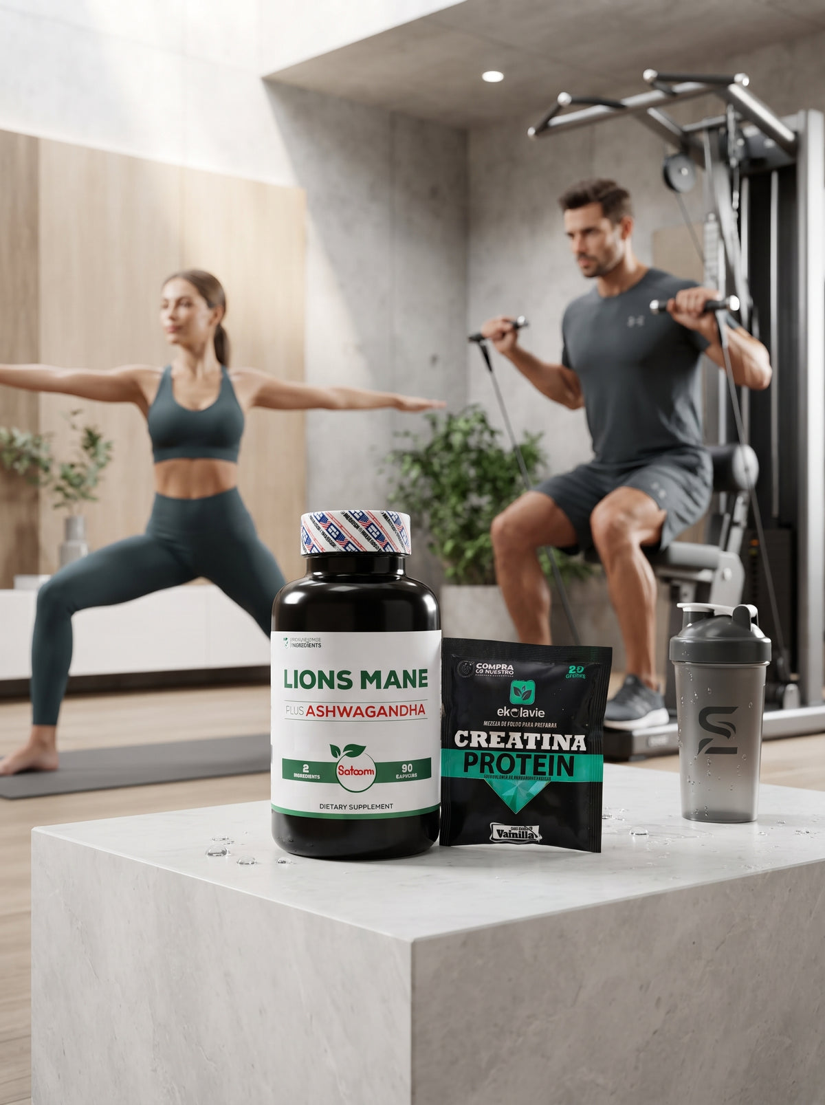 Ashwagandha con Proteína y Creatina | Envío Gratis Colombia