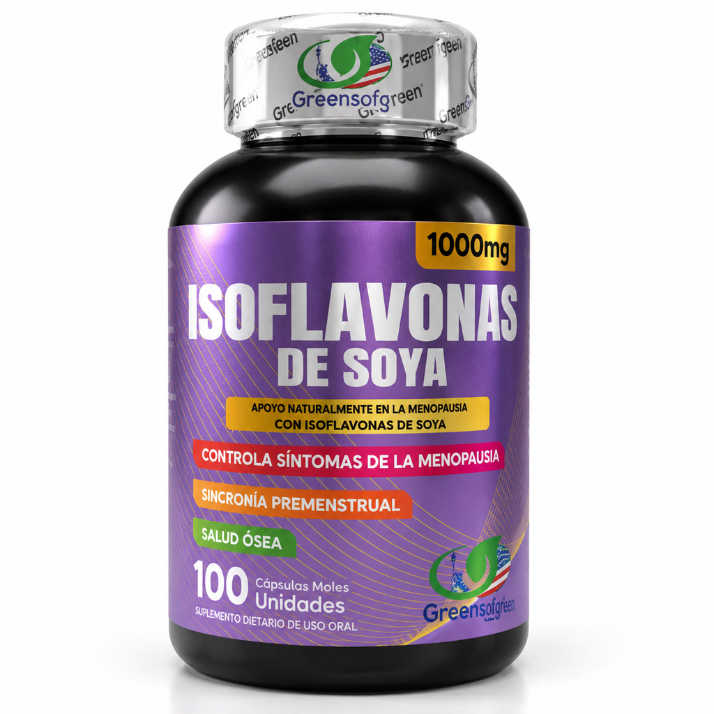 Isoflavonas de Soya 100 Softgels — Pack x2 Frascos