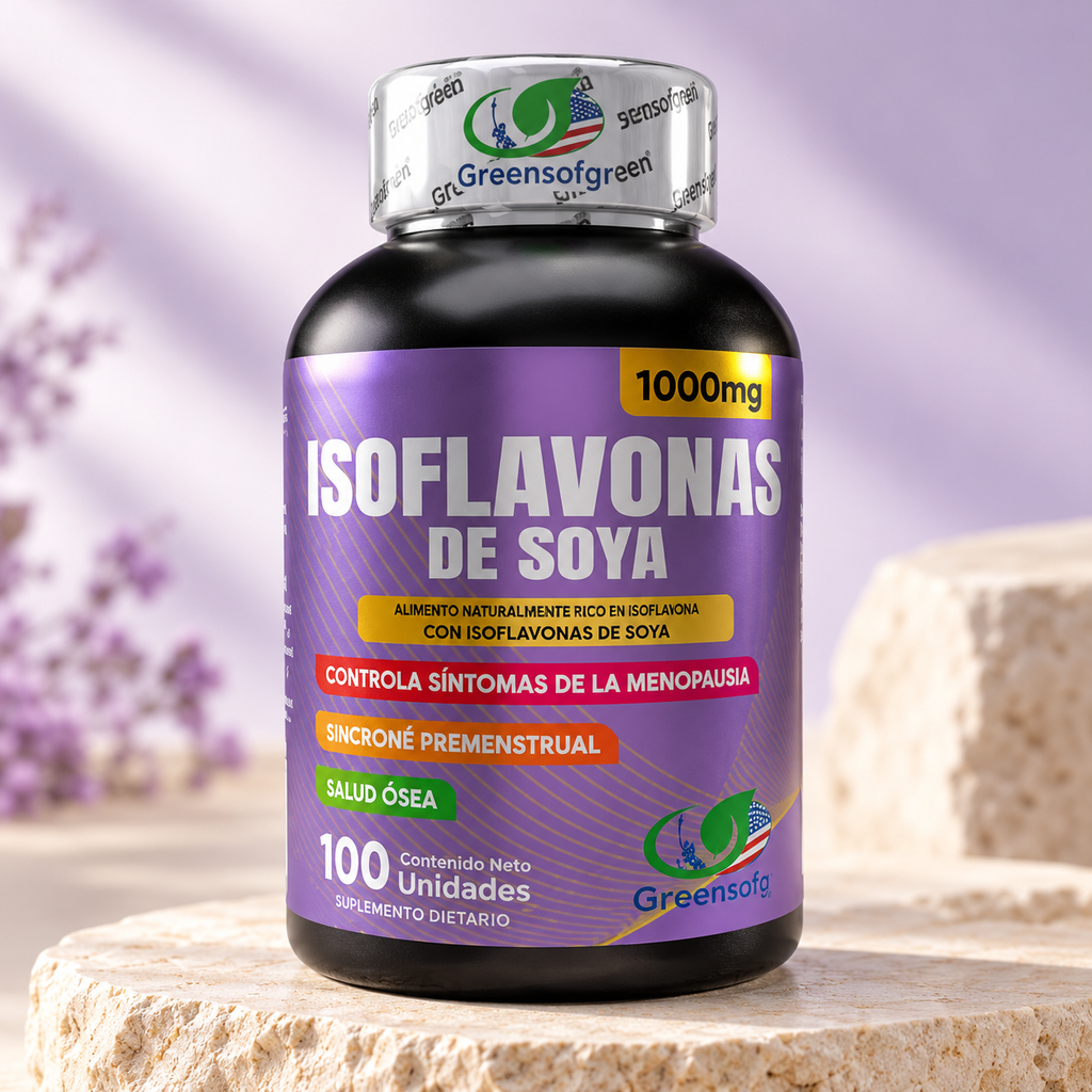Isoflavonas de Soya 100 Softgels — Pack x2 Frascos