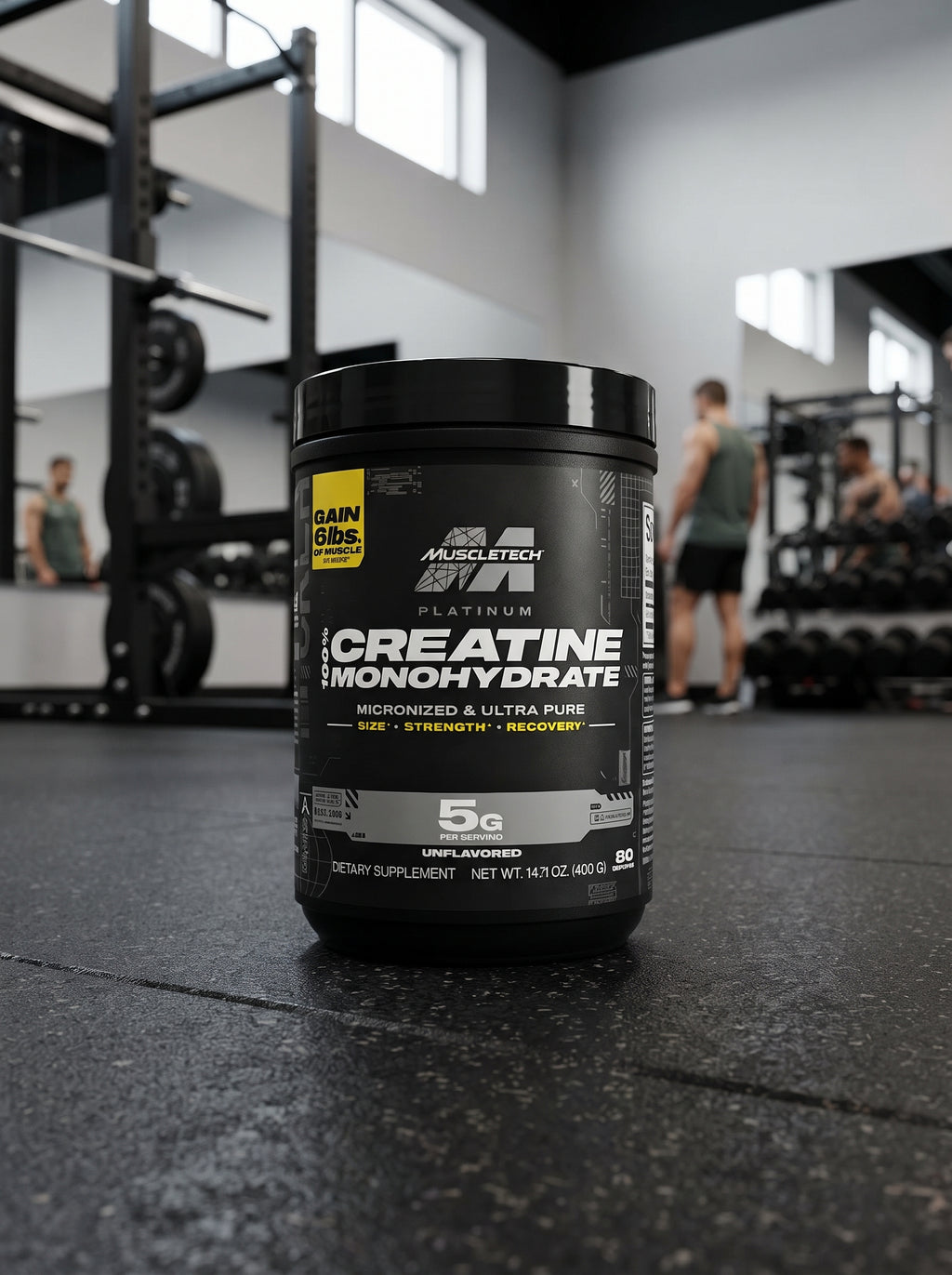 Creatina Platinum MuscleTech 400 g monohidratada micronizada 100% pura