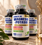 Citrato de Magnesio y Potasio 1000 mg Masticable x3 Frascos | Envío Gratis Colombia