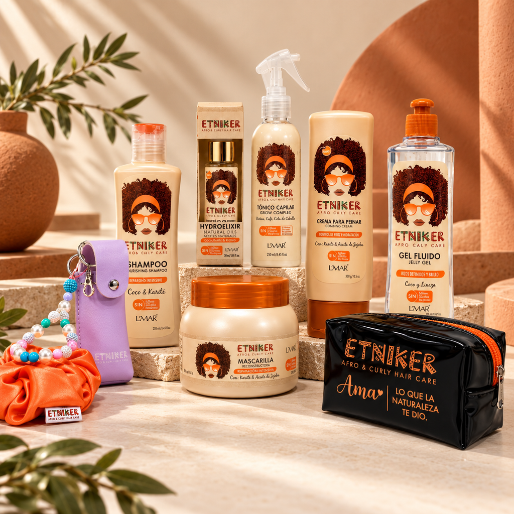 Kit Livana Total Style — 8 Piezas para Rizos y Cabello Afro