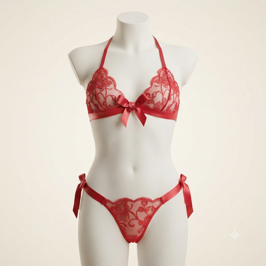 Conjunto Mapalé rojo - empaque con envío discreto
