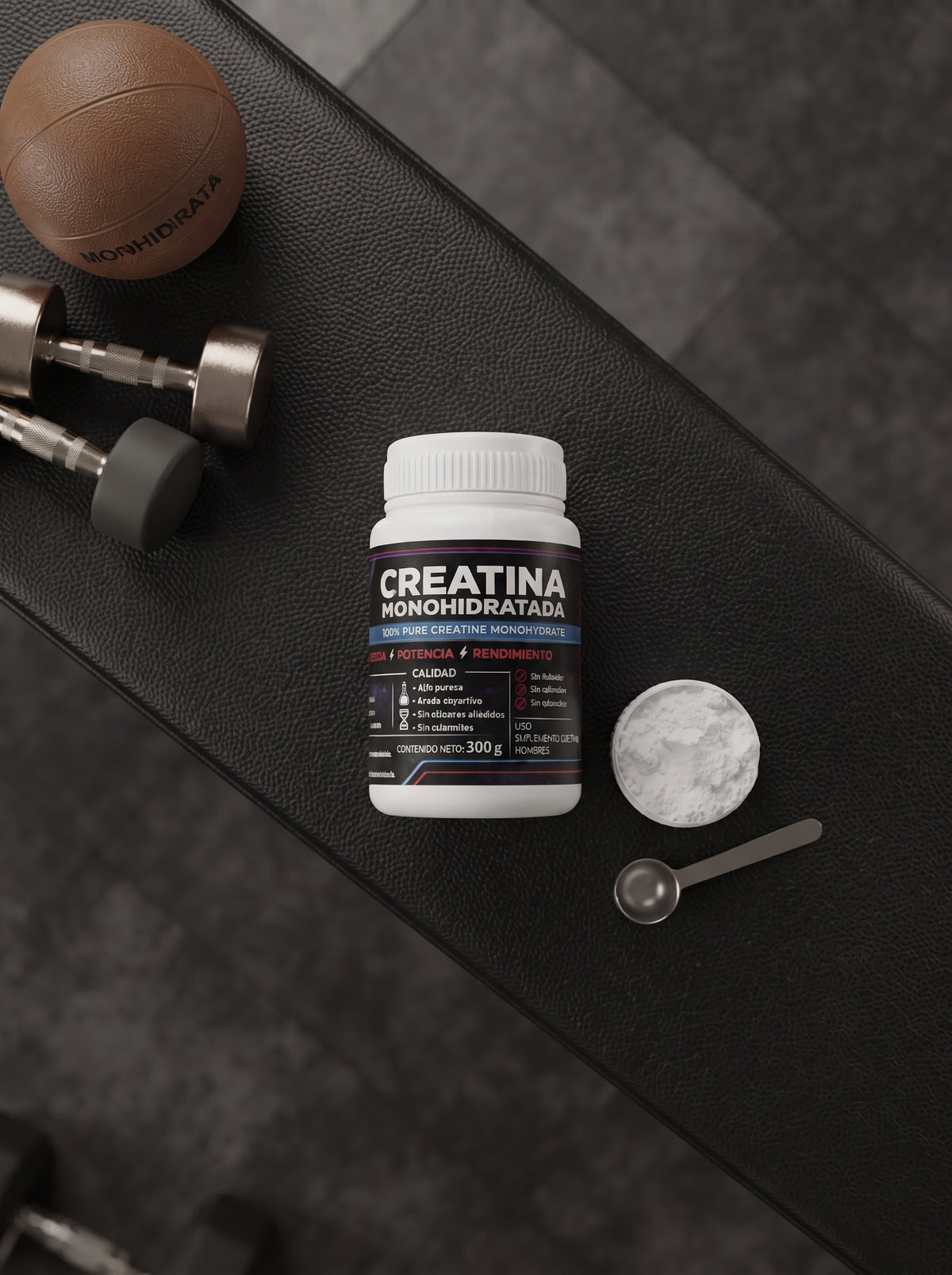 Creatina Monohidratada Pro 300 g Alta Pureza | Envío Gratis Colombia