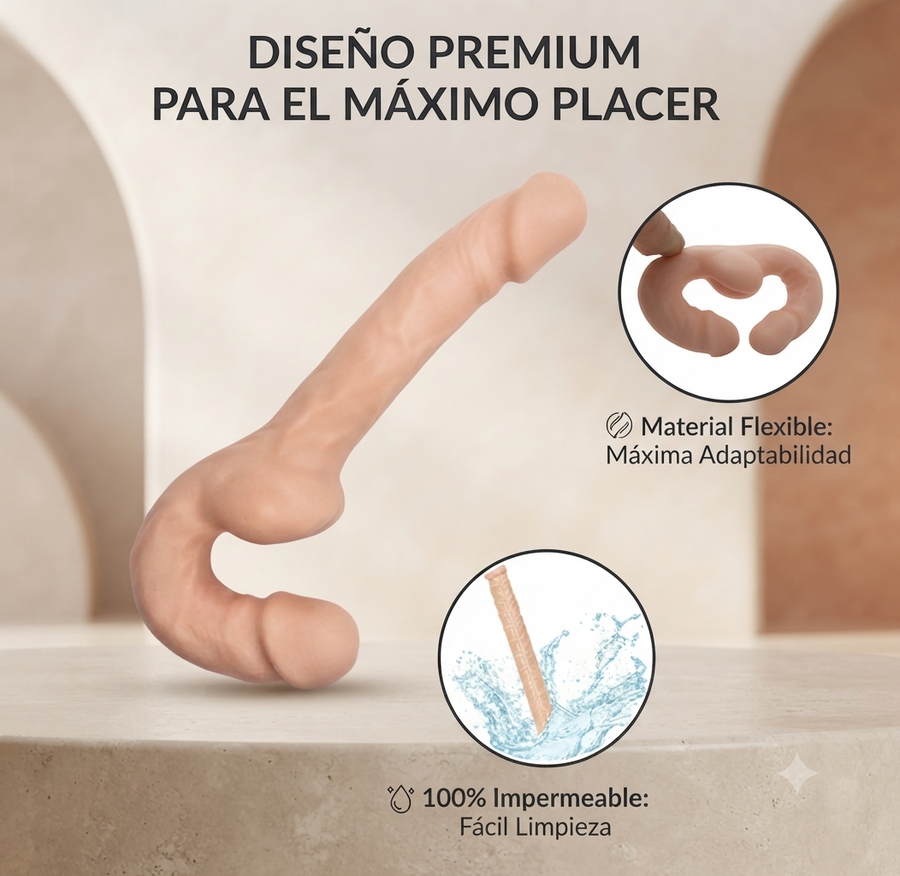 Dildo realista DIL065, diseño anatómico premium