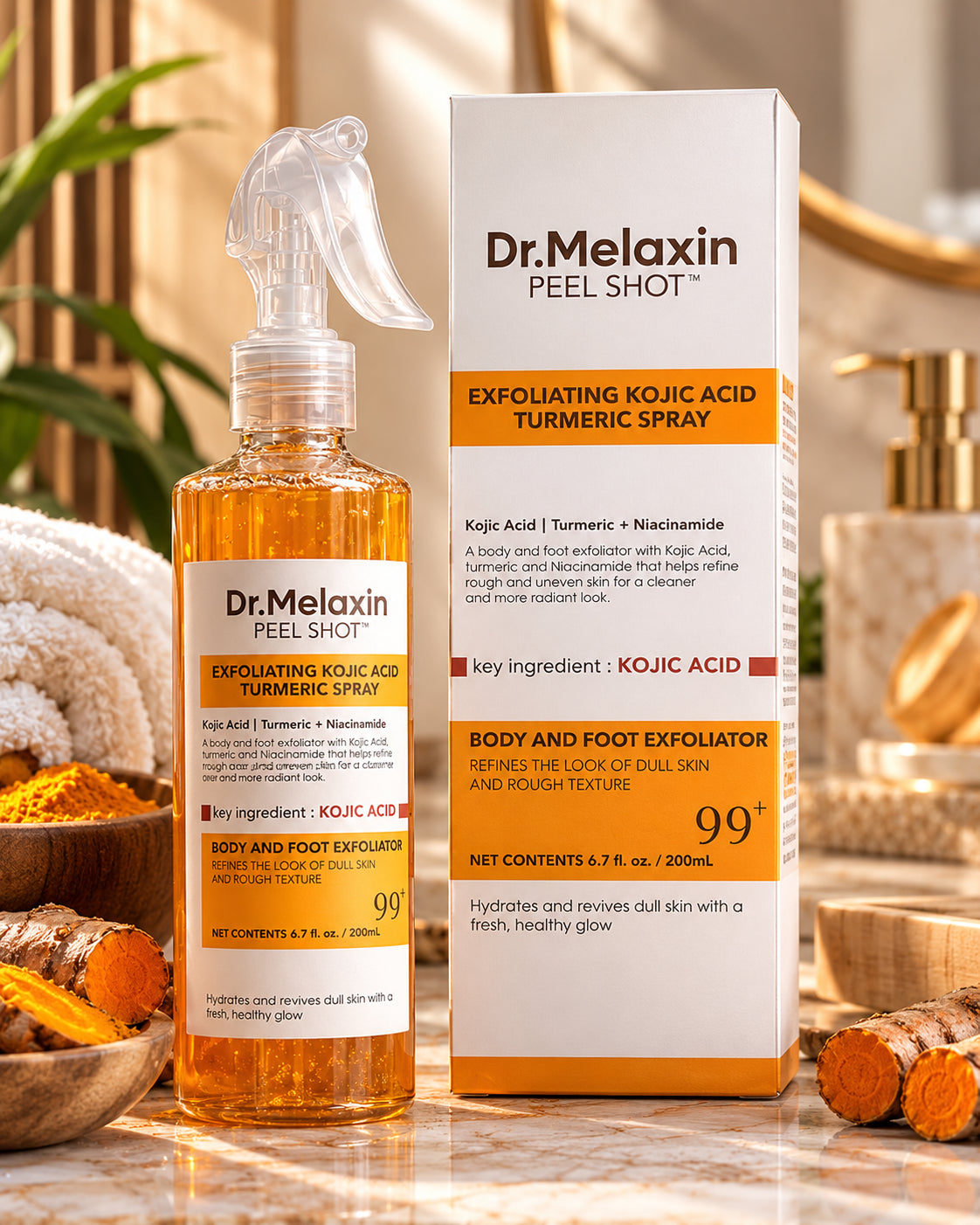 Dr. Melaxin Peel Shot en ambiente spa