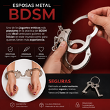 Esposas metálicas - detalle de diseño resistente
