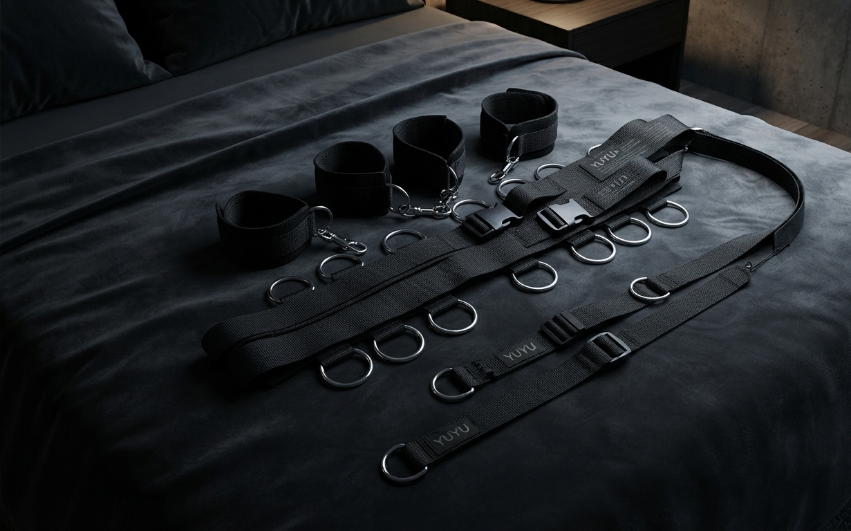 Set de sujeción para cama - detalle de instalación