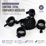 Set de sujeción para cama - ataduras para manos y tobillos