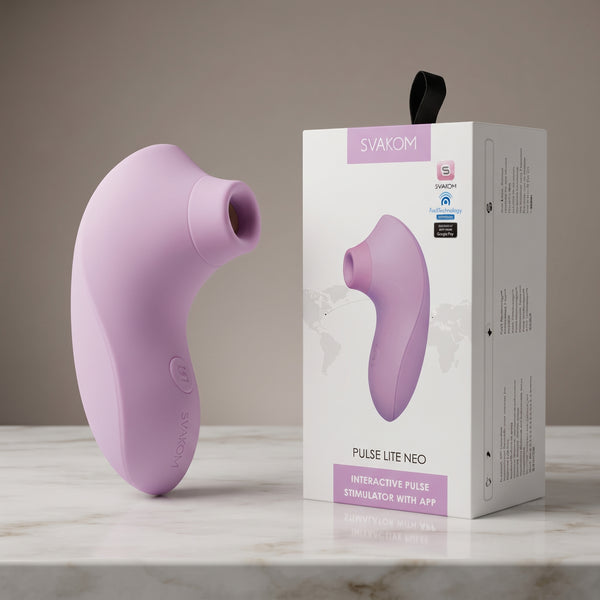 Pulse Lite Neo SVAKOM - estimulador de clítoris con control por app, colores Lila, Menta y Rosa