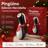 Satisfyer Penguin Holiday Edition, estimulador de clítoris Air Pulse