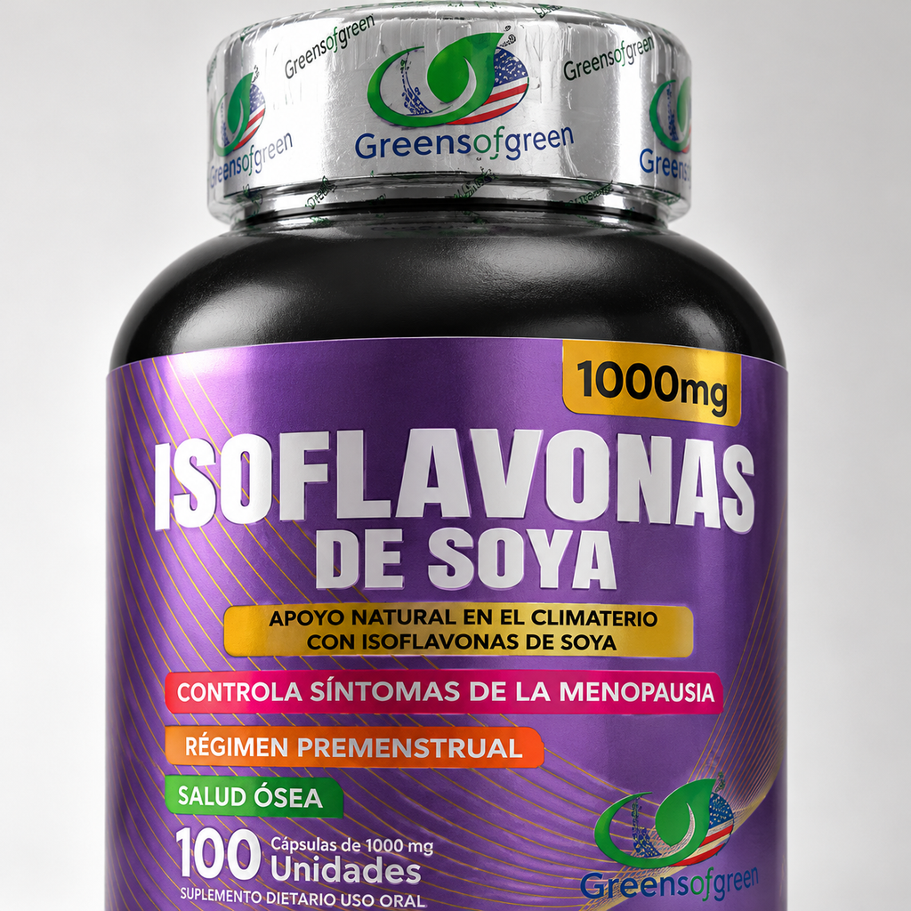 Isoflavonas de Soya 100 Softgels — Pack x2 Frascos