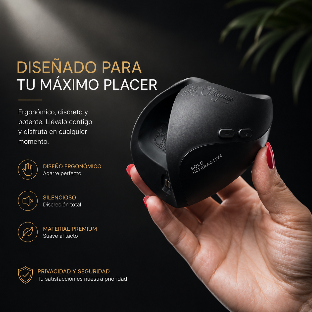 Hot Octopuss Pulse Solo - tecnología PulsePlate