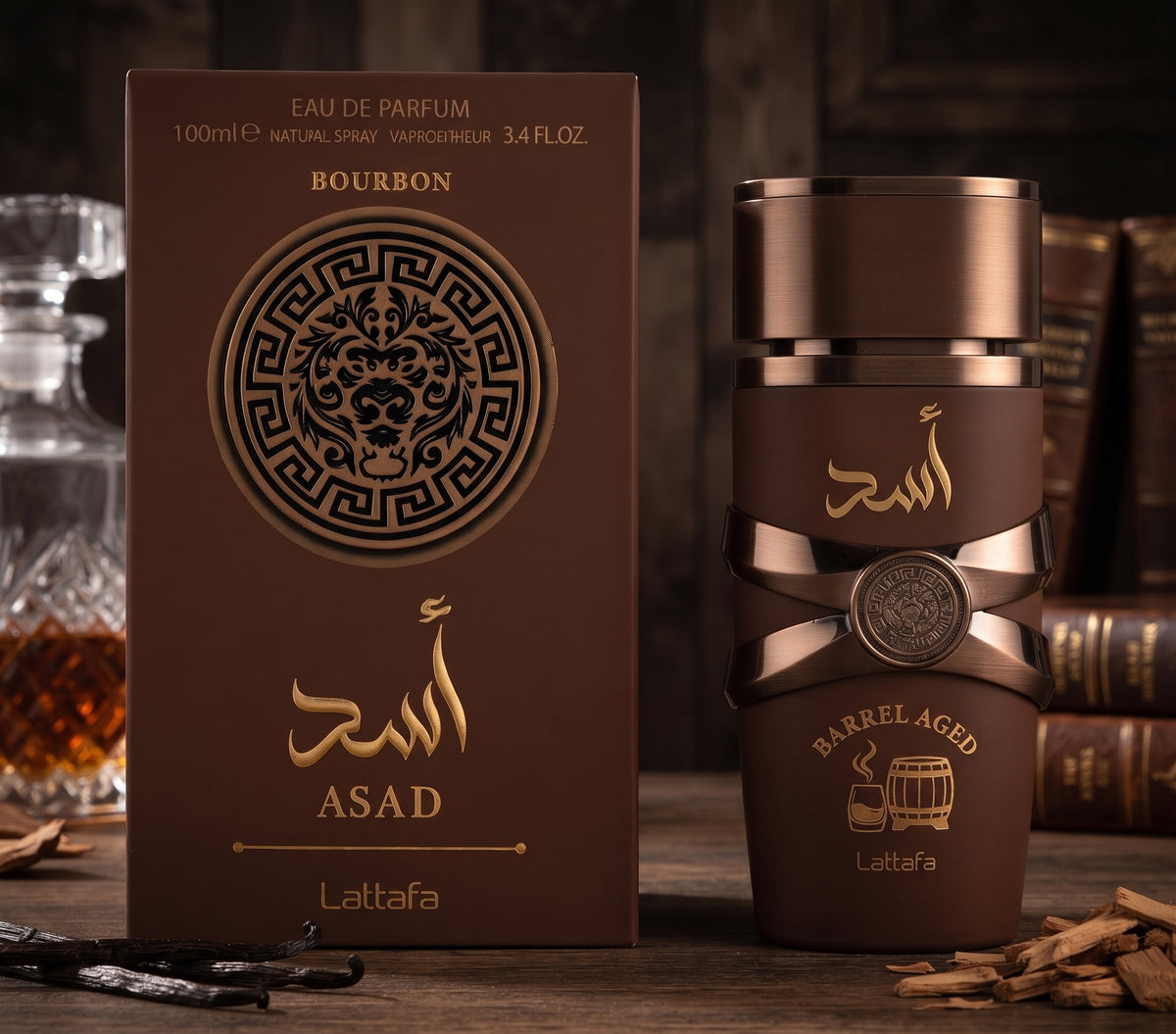 Lattafa Asad Bourbon Eau de Parfum Unisex 100 ml | Envío Gratis Colombia