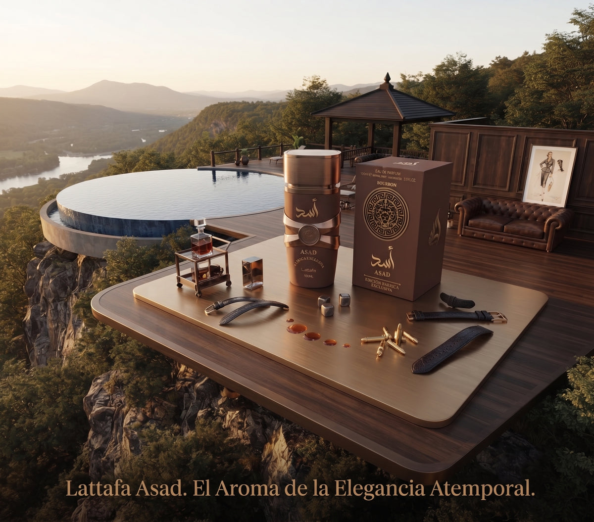 Lattafa Asad Bourbon Eau de Parfum Unisex 100 ml | Envío Gratis Colombia