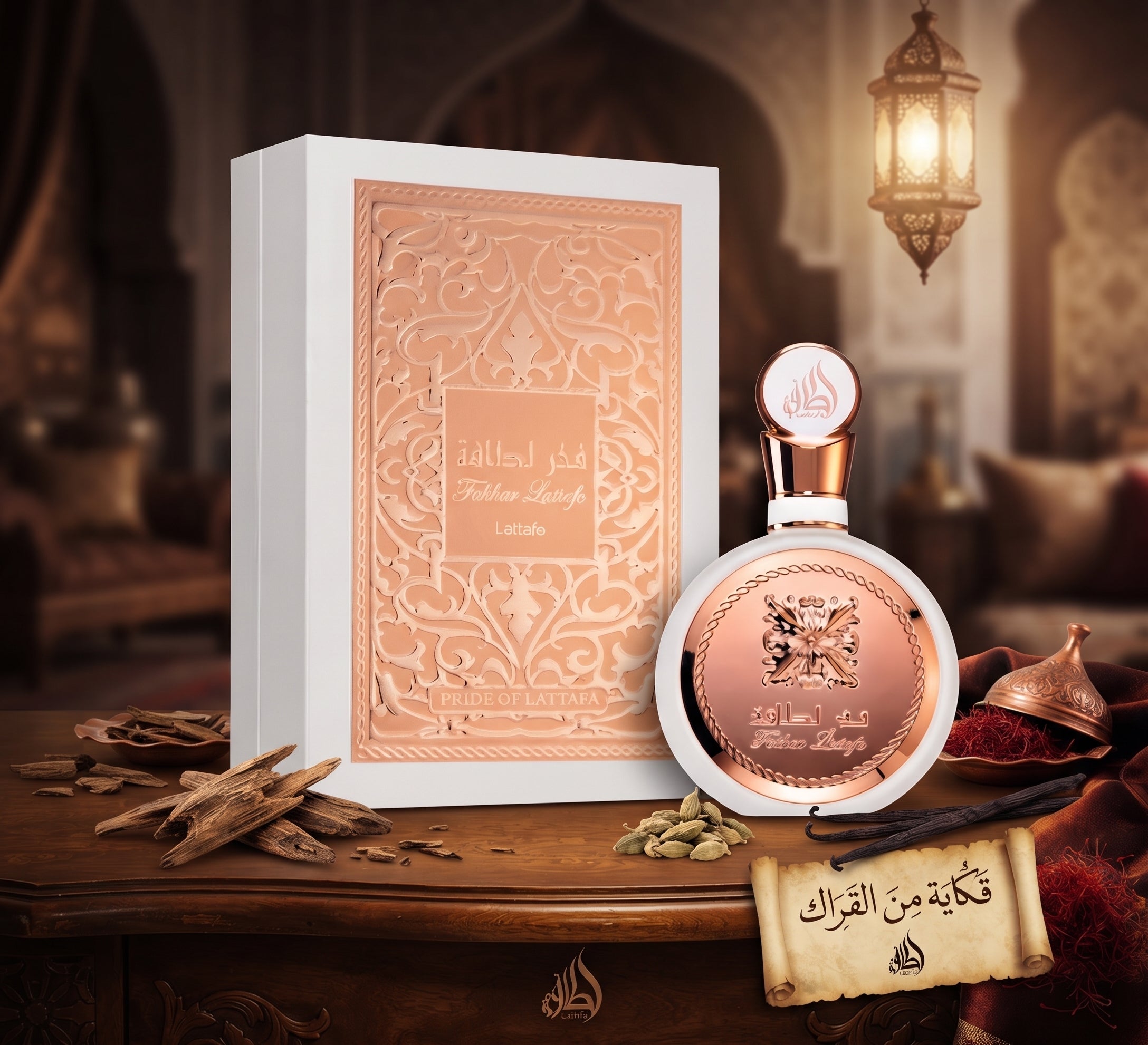 Lattafa Fakhar Rose Eau de Parfum Mujer 100 ml | Envío Gratis Colombia