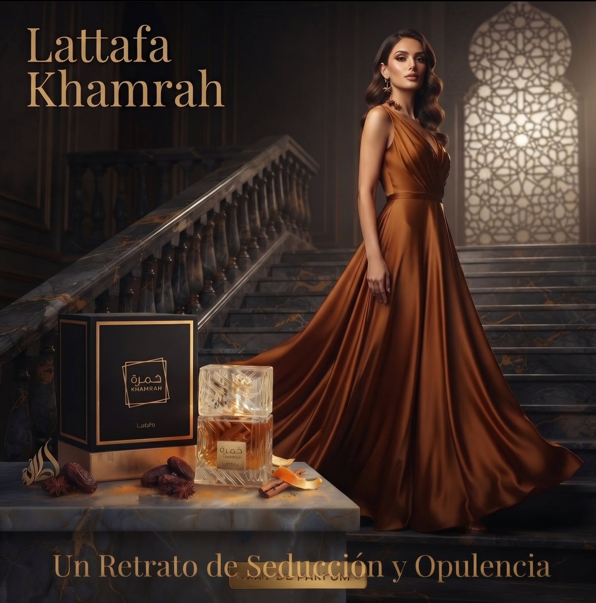 Lattafa Khamrah Eau de Parfum Unisex 100 ml | Envío Gratis Colombia