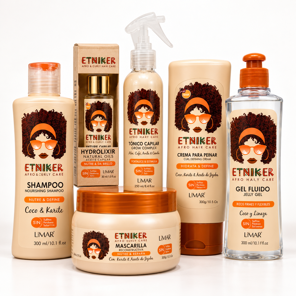 Kit Livana Total Style — 8 Piezas para Rizos y Cabello Afro