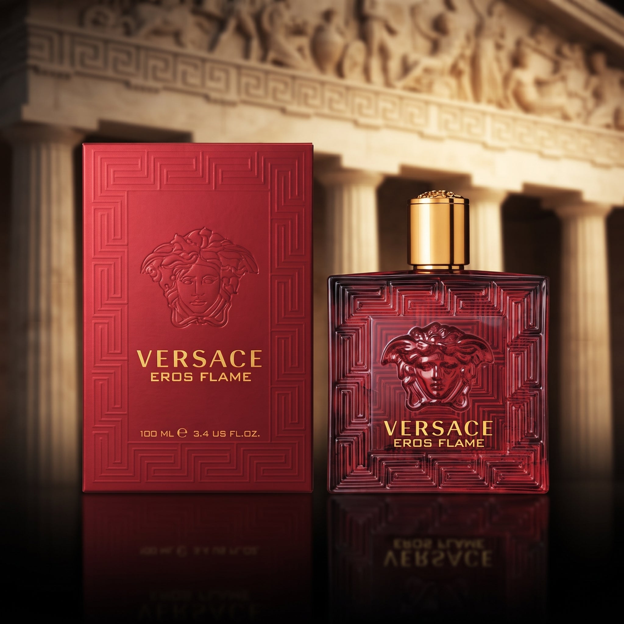Frasco de Lottus Ascua, perfume amaderado especiado para hombre de 100 ml