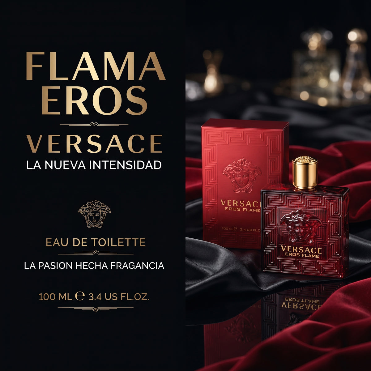 Detalle de Lottus Ascua, perfume masculino de Lottus Íntimo