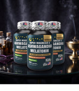 Magnesio con Ashwagandha KSM-66 y Melatonina 1000 mg x3 Frascos | Envío Gratis Colombia