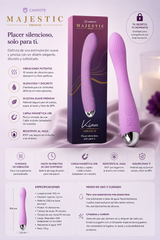 Vibrador Majestic Kian - detalle de textura y ergonomía