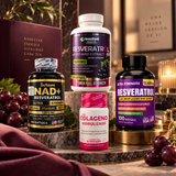 Combo NAD+ Resveratrol y Colágeno Greenworld 4 Productos | Envío Gratis Colombia