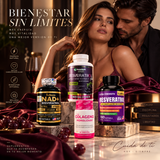 Combo NAD+ Resveratrol y Colágeno Greenworld 4 Productos | Envío Gratis Colombia