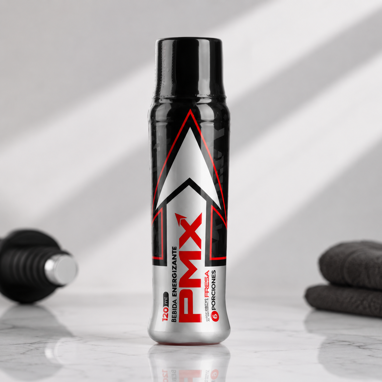 PMX PoderMax bebida energizante sabor fresa 120ml