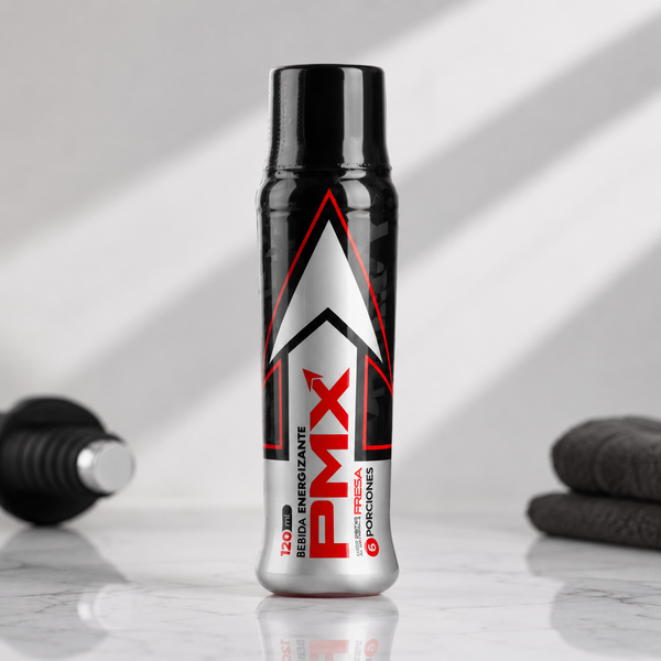 PMX PoderMax bebida energizante sabor fresa 120ml
