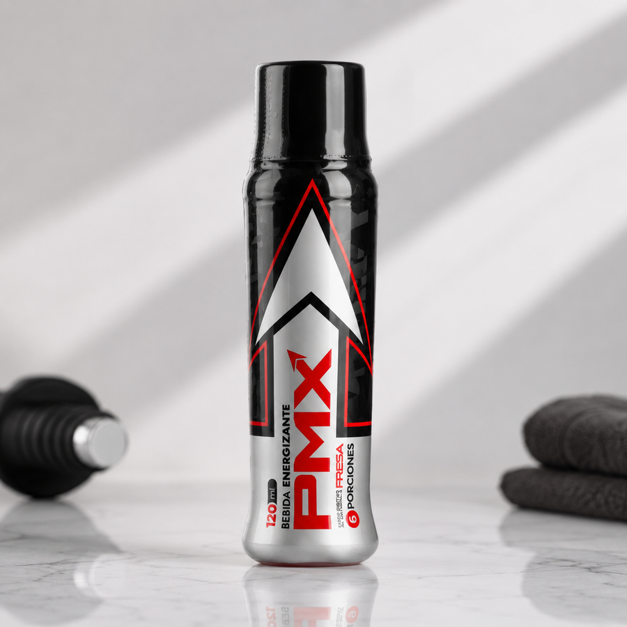 PMX PoderMax bebida energizante sabor fresa 120ml