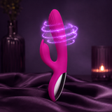Vibrador Aurora Dual, detalle de la doble cabeza estimuladora
