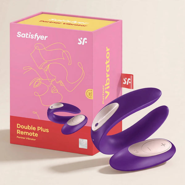 Satisfyer Double Plus Remote - vibrador para parejas con control remoto