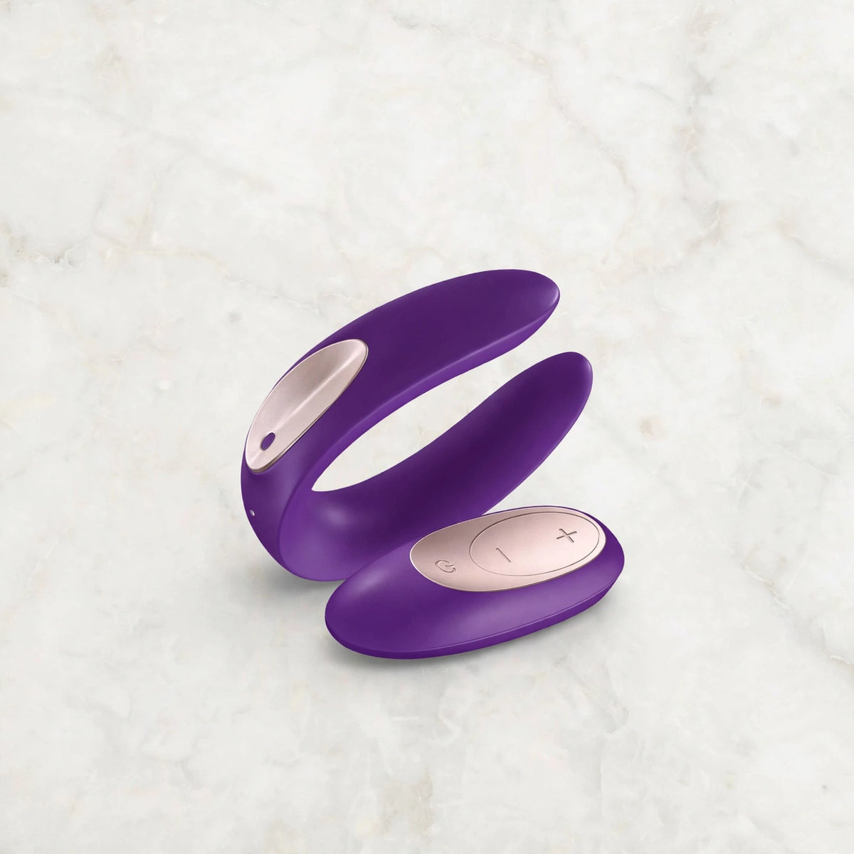 Satisfyer Double Plus Remote - detalle de silicona médica