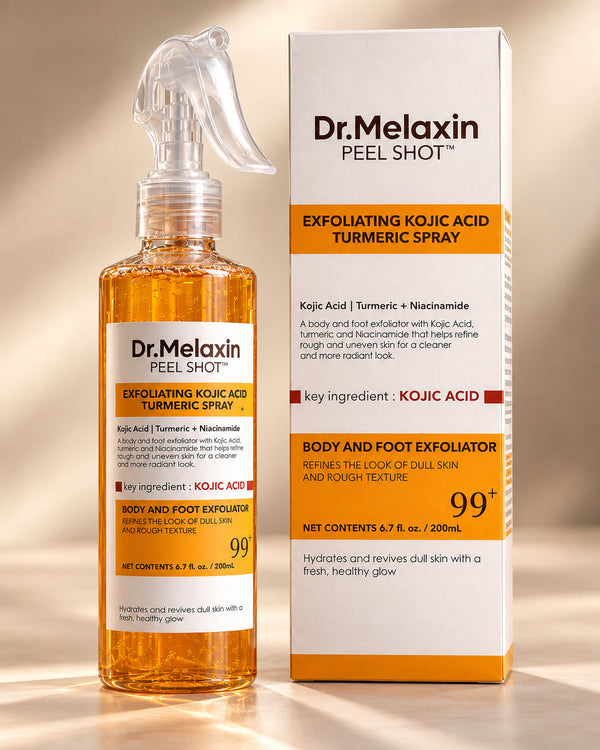 Dr. Melaxin exfoliante corporal de ácido kójico y cúrcuma