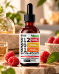Nusava vitaminas B12 B6 B1 líquido 60 ml con frambuesas