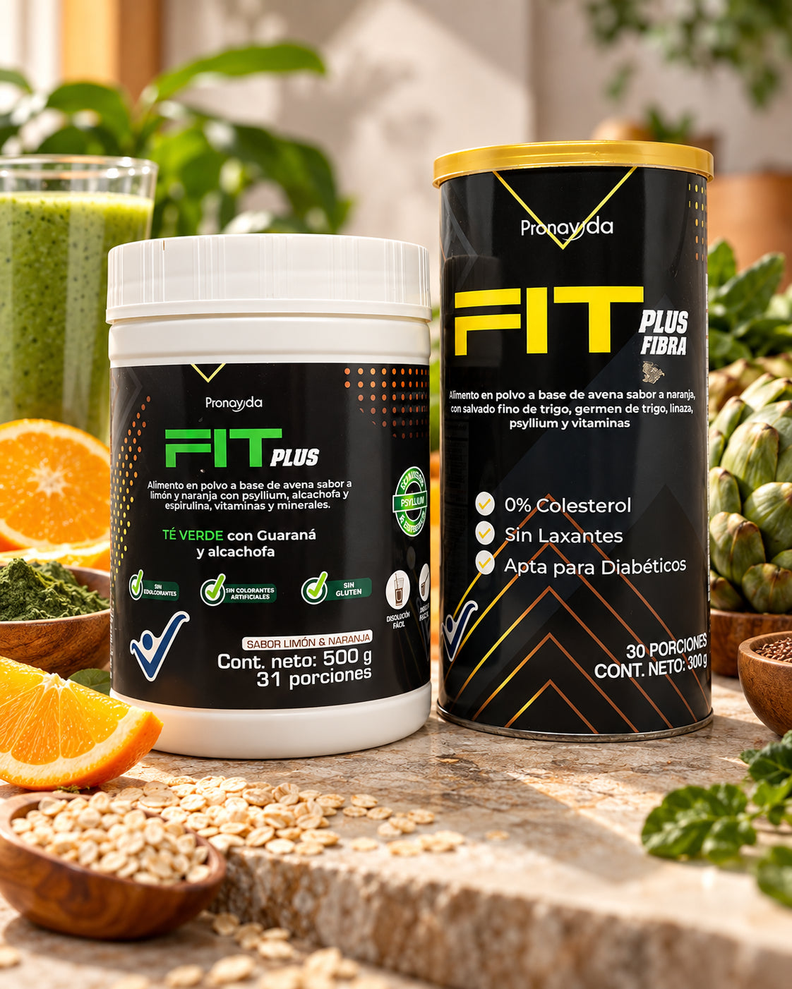 Suplementos Fit Plus entre ingredientes naturales