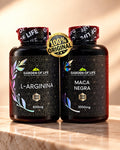 Combo L-Arginina y Maca Negra Garden of Life
