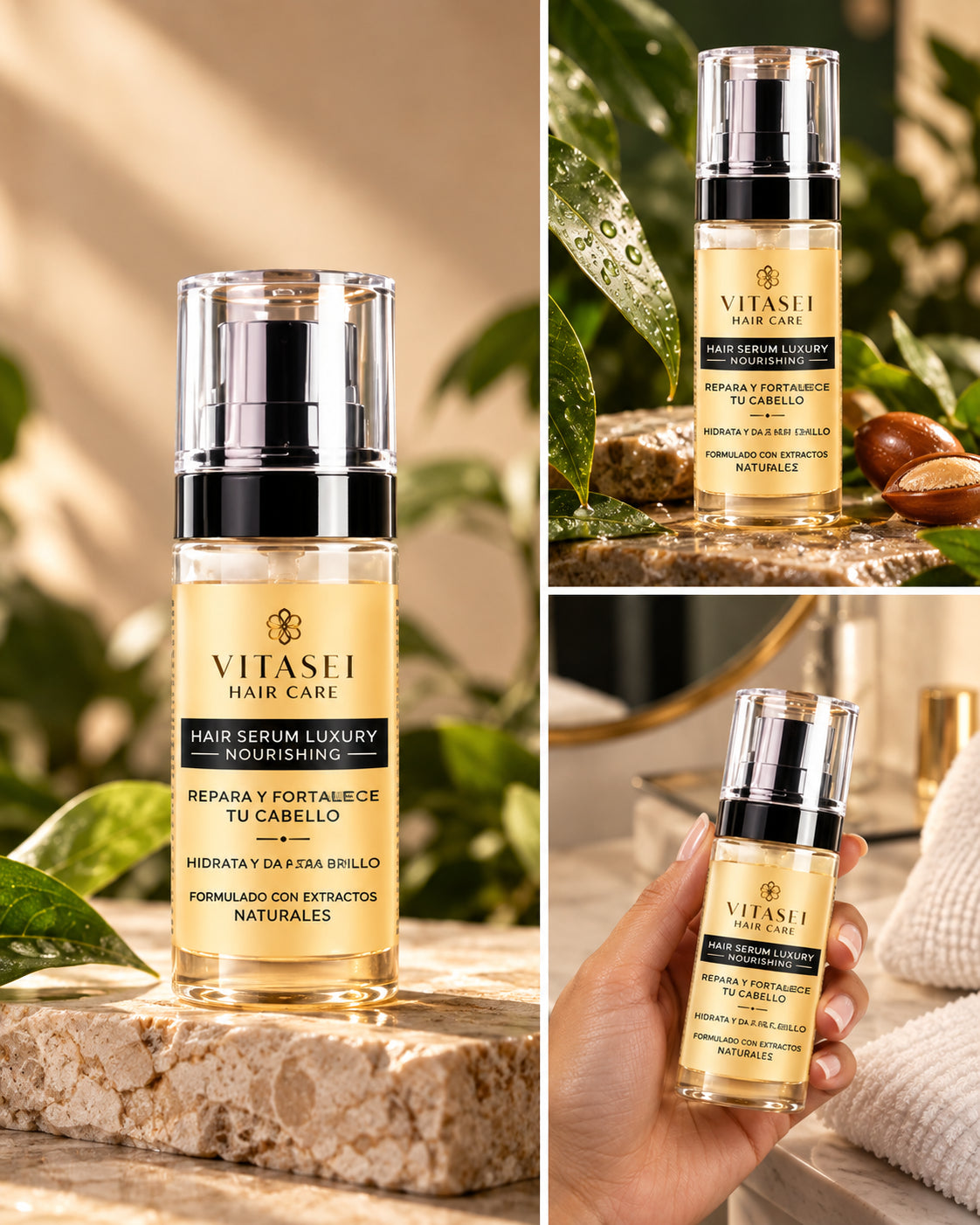 Tríptico del sérum capilar Vitasei