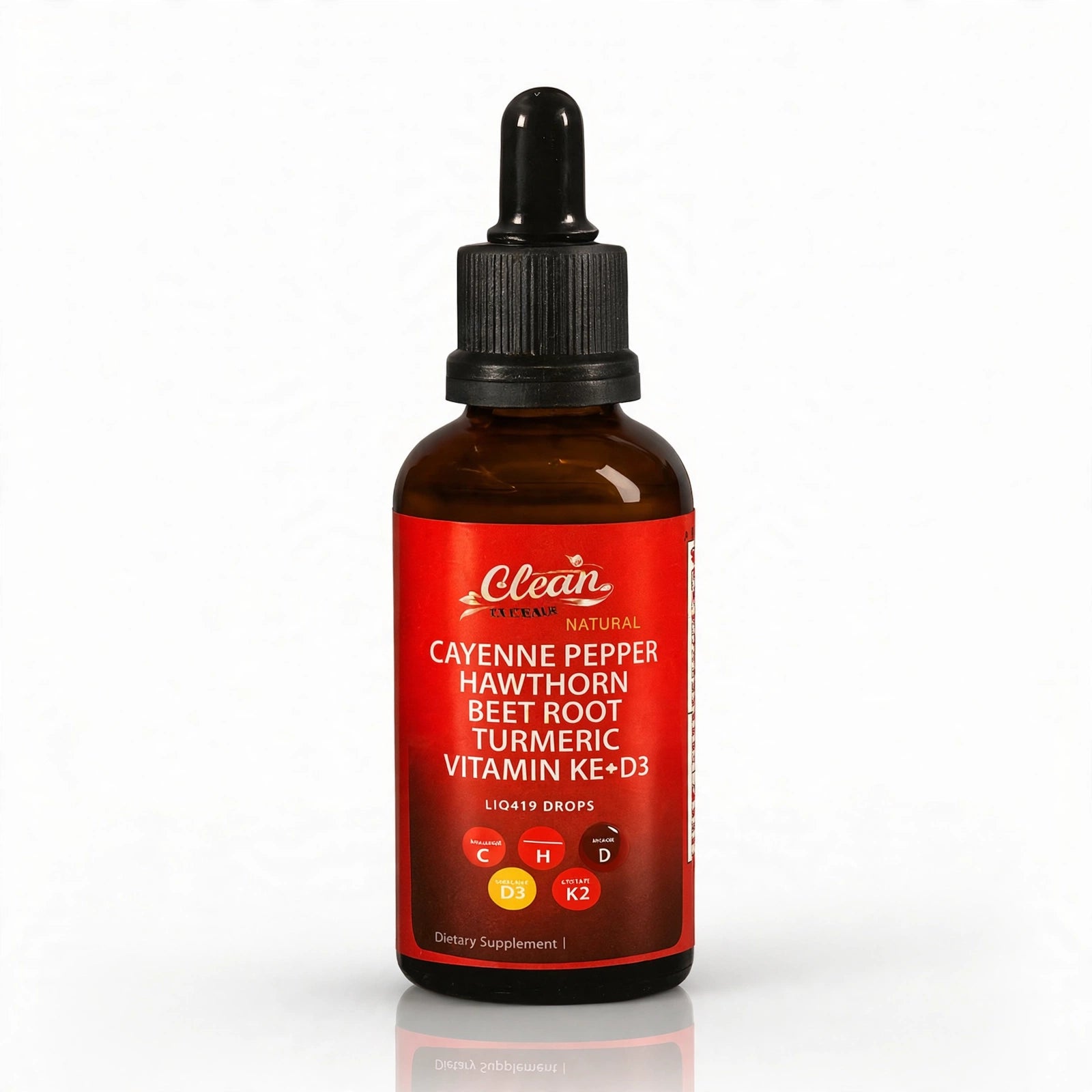 Vascu Glow - detalle de ingredientes naturales en la etiqueta