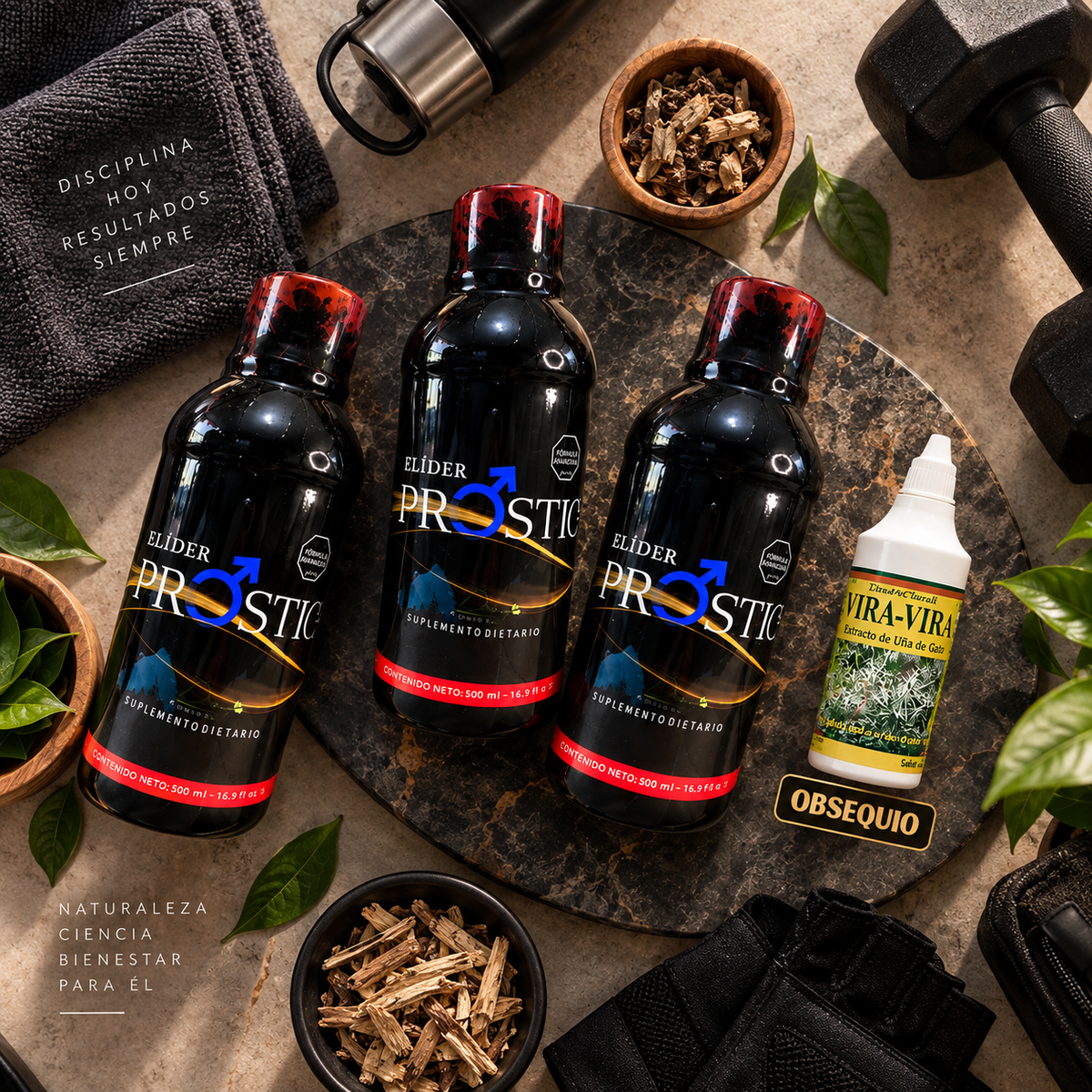 Kit Vitalidad Masculina Premium 4 Unidades | Envío Discreto Colombia